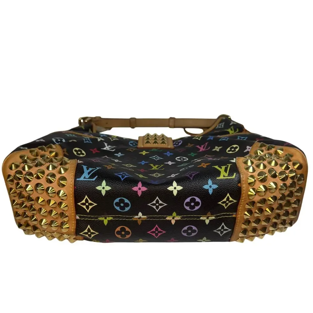Louis Vuitton Multicolor Bag Chrissie Monogram Studded shoulder Vintage Murakami - Picture 5 of 16